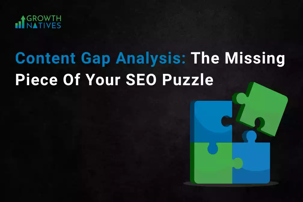 Content gap analysis blog banner