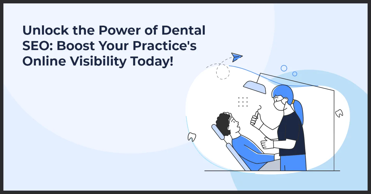 A dentist holding a toothbrush and a man sitting on a chair representing power of Dental SEO
